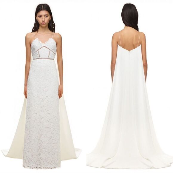 Self-Portrait Angelica Bridal Maxi Dress - Picture 6 of 12